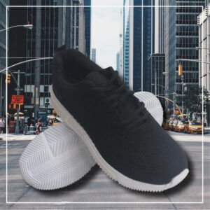 Bali sneakers skor black white