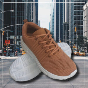 Bali sneakers skor brun vit