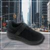 Sneakers, velcro, barn, Bali, skor, sort, sort sular