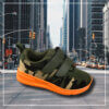 Sneakers, velcro, barn, Bali, skor camo orange