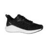 sneakers, skor, kvinnor, aktiva, vita, svarta, vardagliga, bekväma, andas