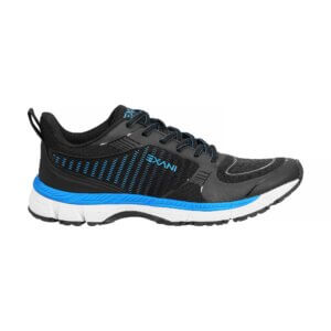 Sneaker, skor, Exani, blue, black, bekväm, lätt, skor, mjuk sula