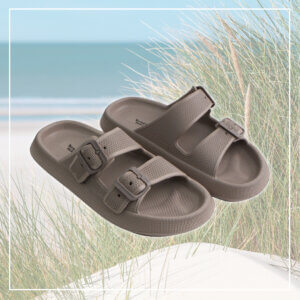 Sandaler, beige, super bløde, , Sandaler, rød, super bløde, , komfortabel, flet, chunky, lækker, stødabsorberende,, flet, chunky, lækker, stødabsorberende,