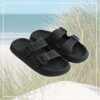 Sandaler, koks grå, super bløde, , komfortabel, flet, chunky, lækker, stødabsorberende,