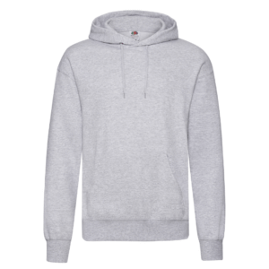 Classic Hooded Sweat Heather Grey