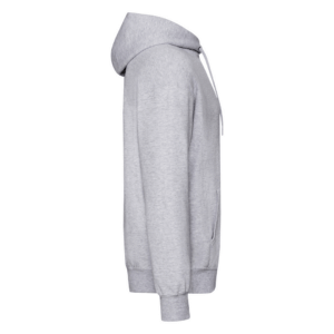 Classic Hooded Sweat Heather Grey - Billede 3