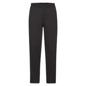 Classic Open Hem Jog Pants Black